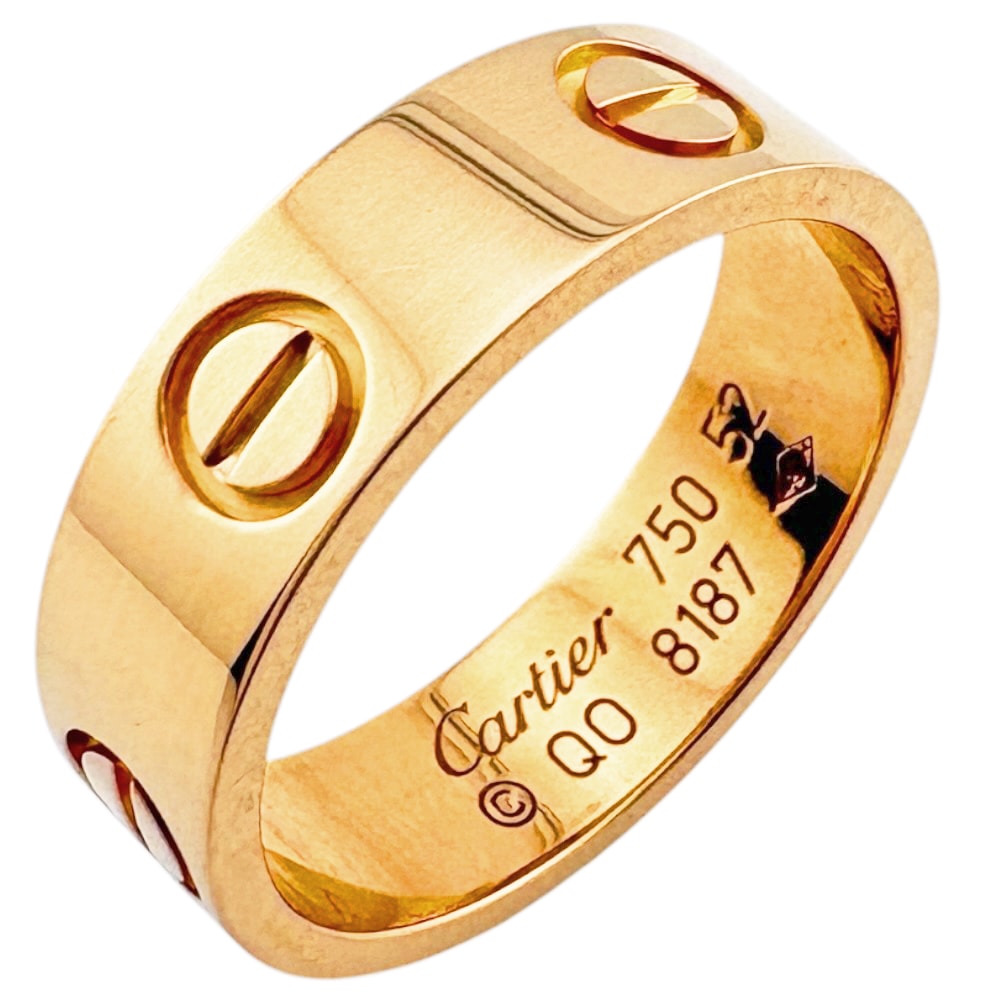 カルティエ ラブ リング 指輪 12号 18金 K18ピンクゴールド レディース CARTIER  中古