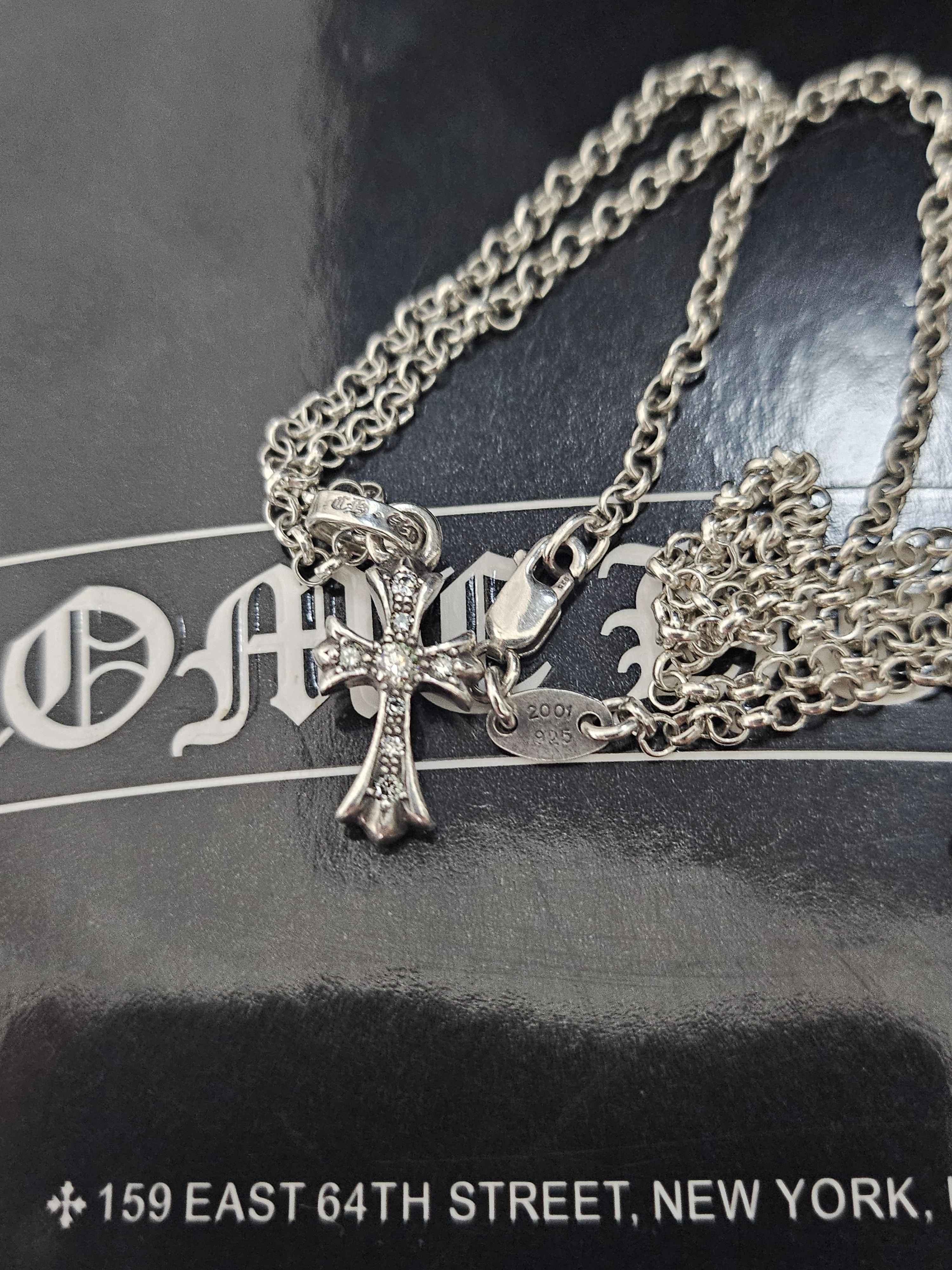 Chrome Hearts CH Cross Baby Fat Charm "Silver"