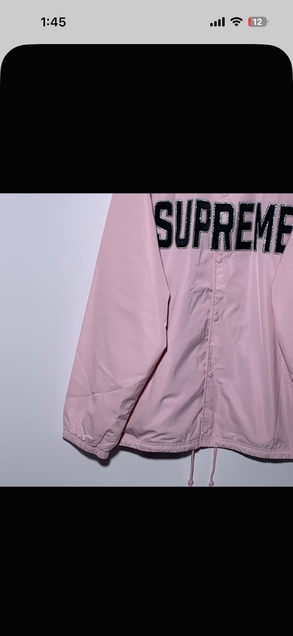 Supreme Spellout Coaches Jacket "Pink"