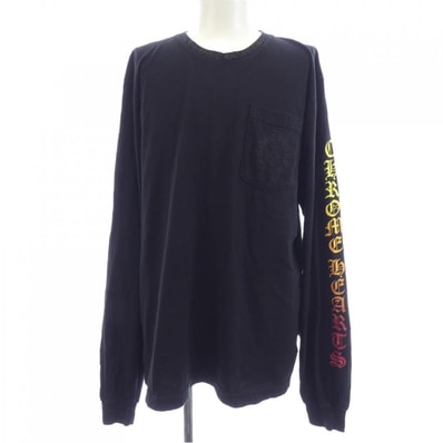 Chrome Hearts Back Horseshoe Gradient Sleeve L/S T-Shirt "Black"