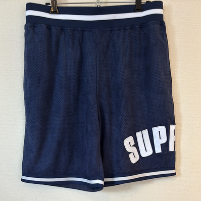Supreme Ultrasuede Mesh Short "Navy"