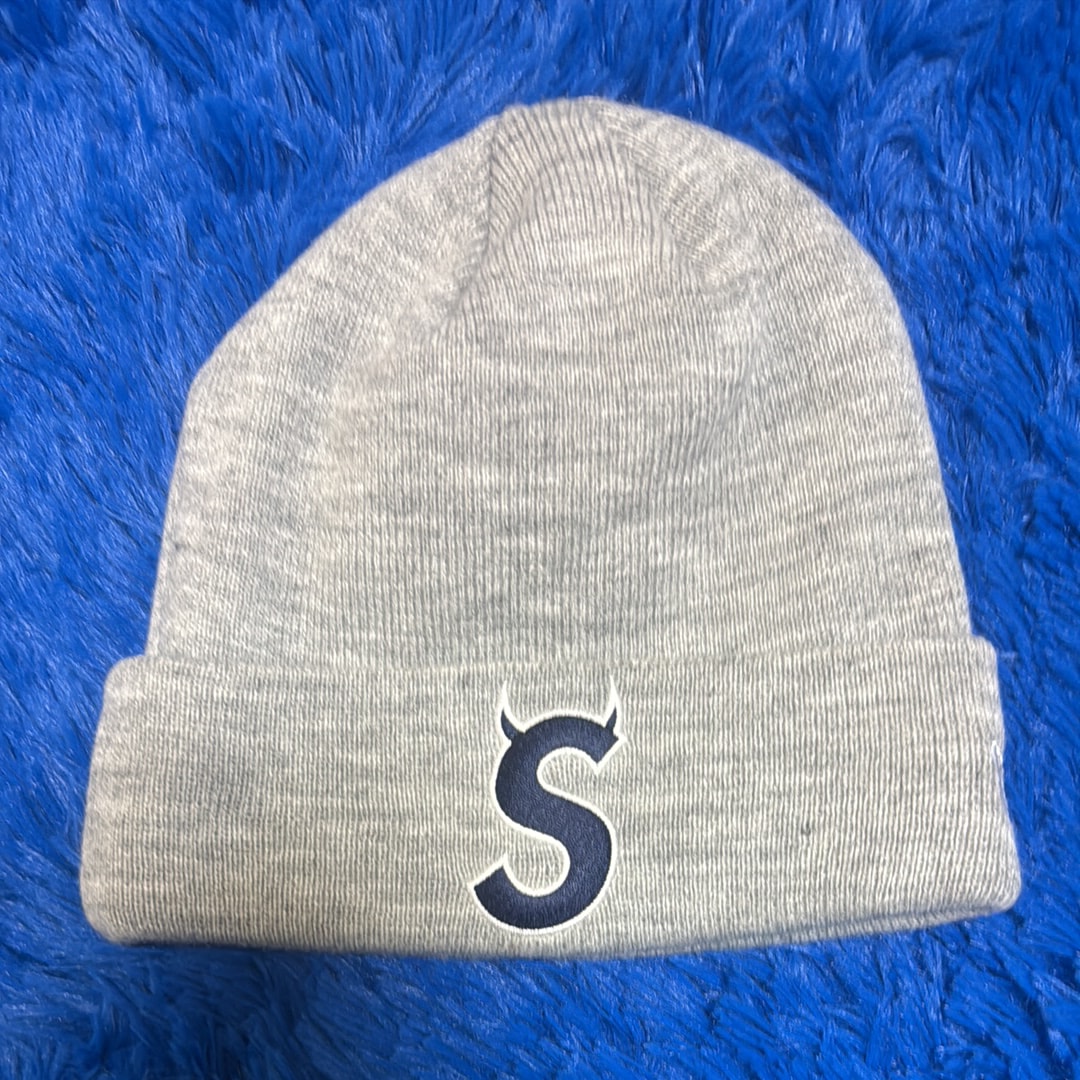 Supreme New Era S Logo Beanie "Heather Grey" (22FW)