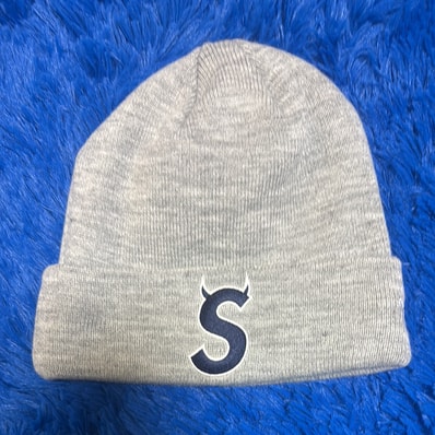 Supreme New Era S Logo Beanie "Heather Grey" (22FW)