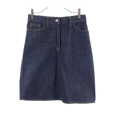 Paul Smith JEANS ポールスミスジーンズ ミニ丈 デニム タイトスカート 40 インディゴ