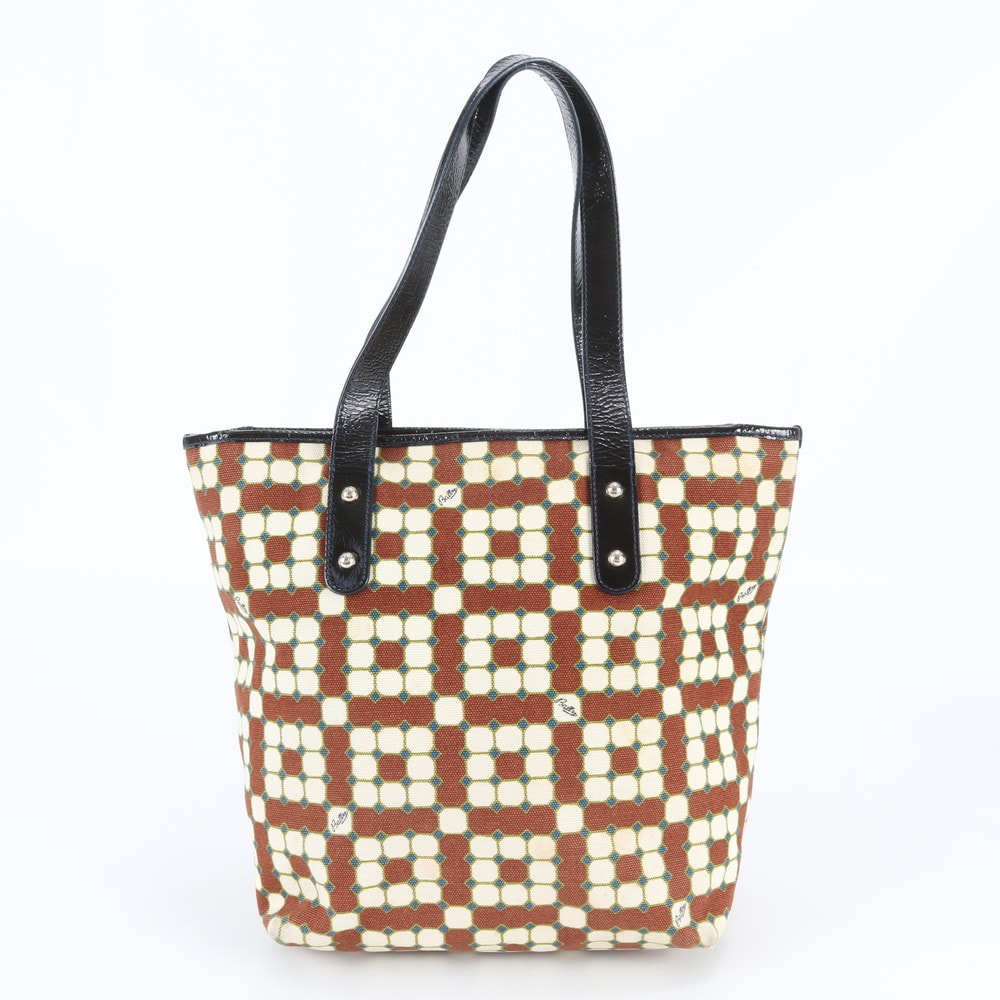 ■美品 バリー トート バッグ レザー×キャンバス