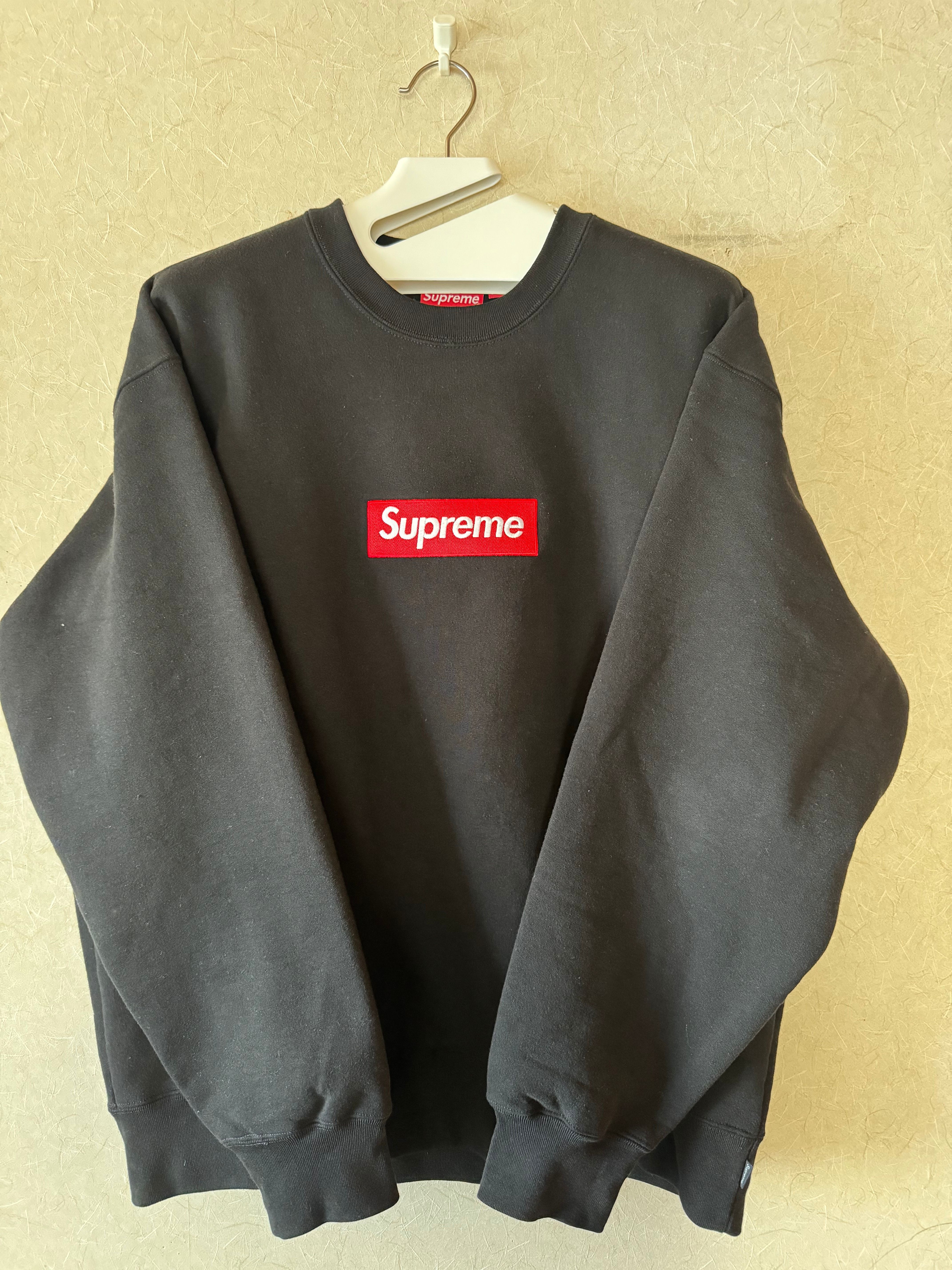 Supreme Box Logo Crewneck "Black" (22FW)