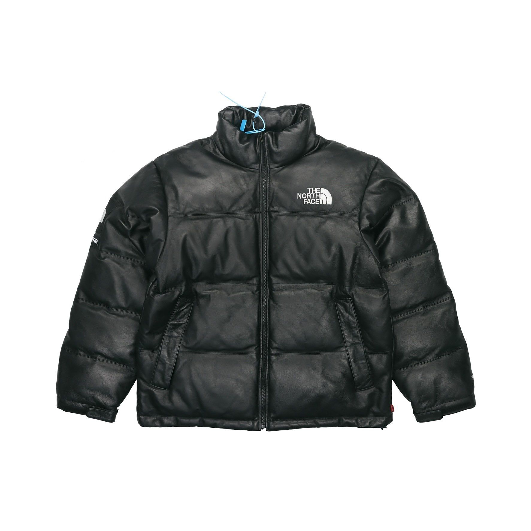 Supreme x The North Face Leather Nuptse Jacket "Black"
