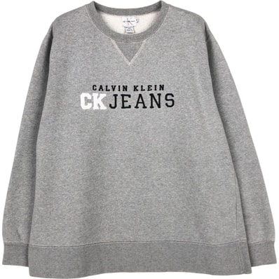 古着 90年代 カルバンクライン Calvin klein JEANS ロゴスウェットシャツ トレーナー メンズS相当 ヴィンテージ/eaa675778