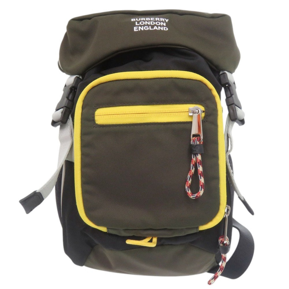 バーバリー  LEO 8013525  ナイロン アクリル カーキ