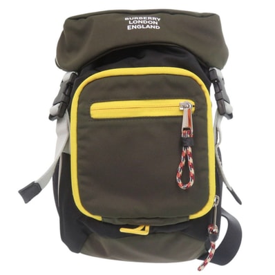 バーバリー LEO 8013525 ナイロン アクリル カーキ