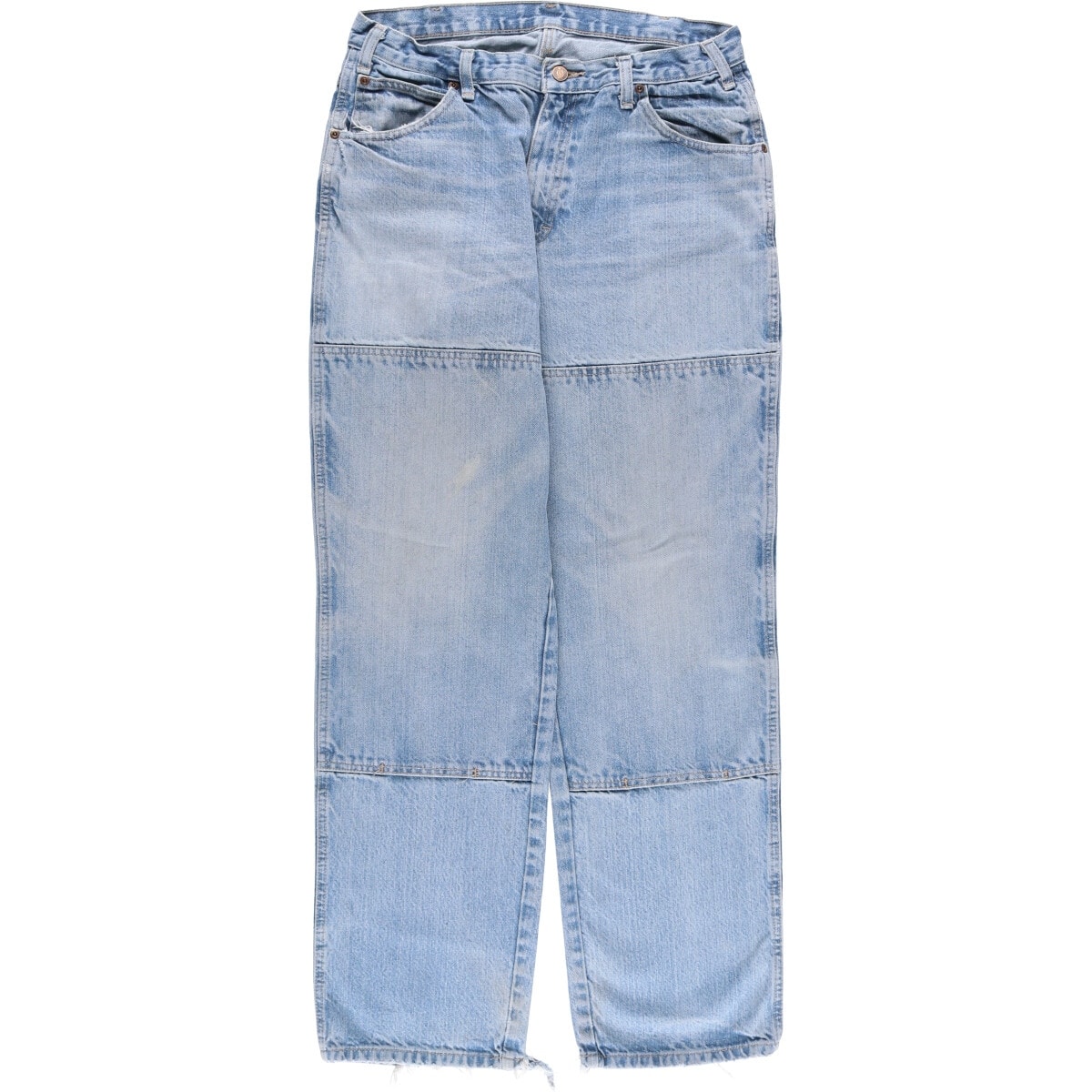 古着 ディッキーズ Dickies ダブルニー デニム ワークパンツ メンズw33相当/eaa539940