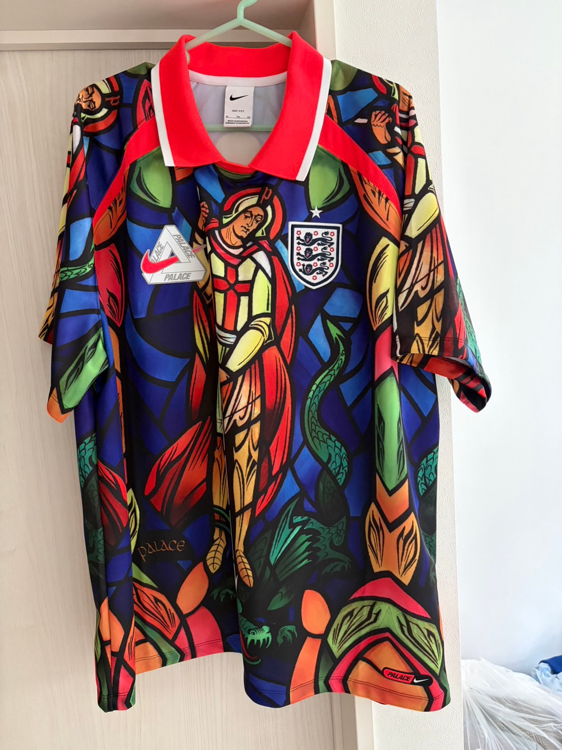 Nike x PALACE X2 World Cup Short-Sleeve Football Jersey England