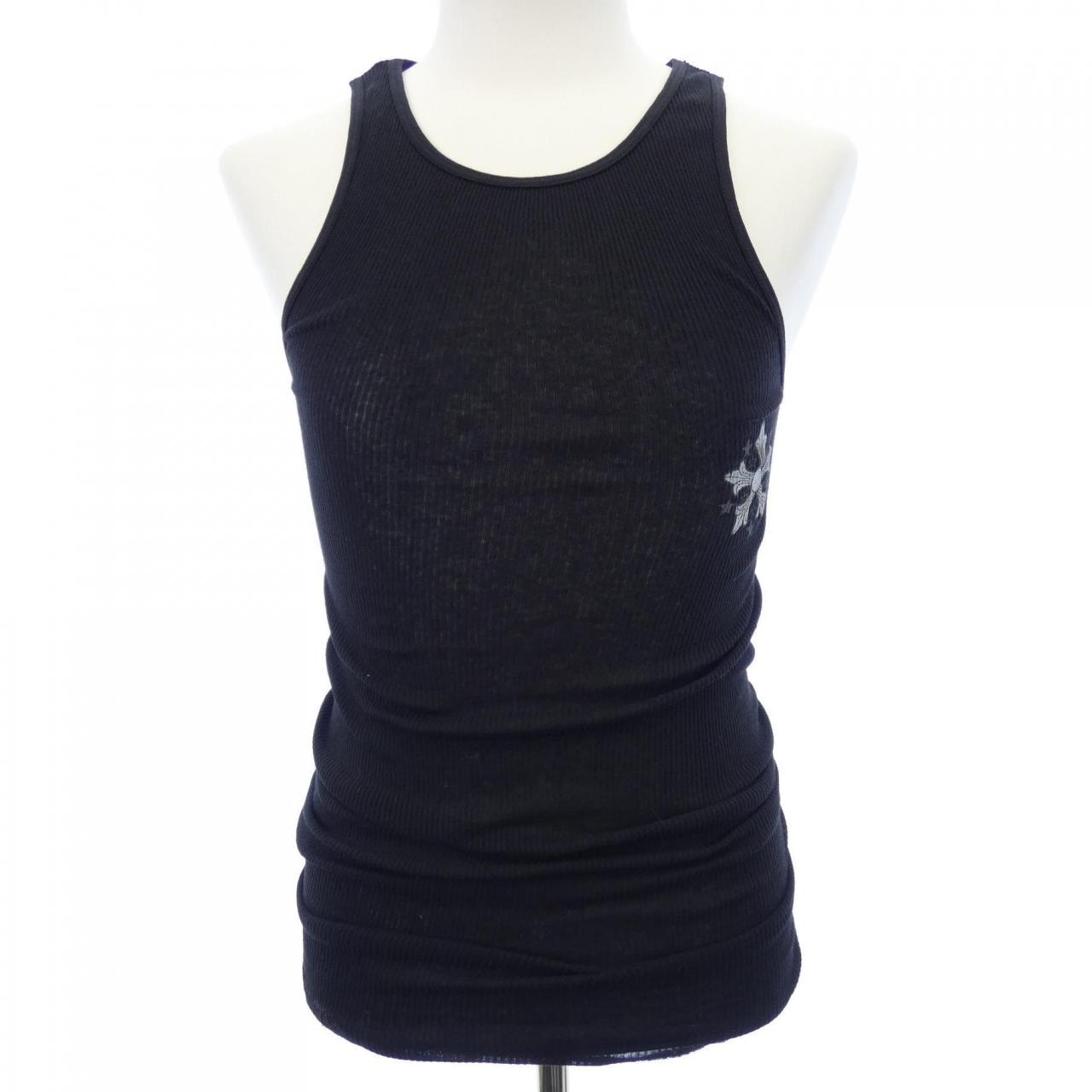 Chrome Hearts Star Cross Rib Tank Top "Black"