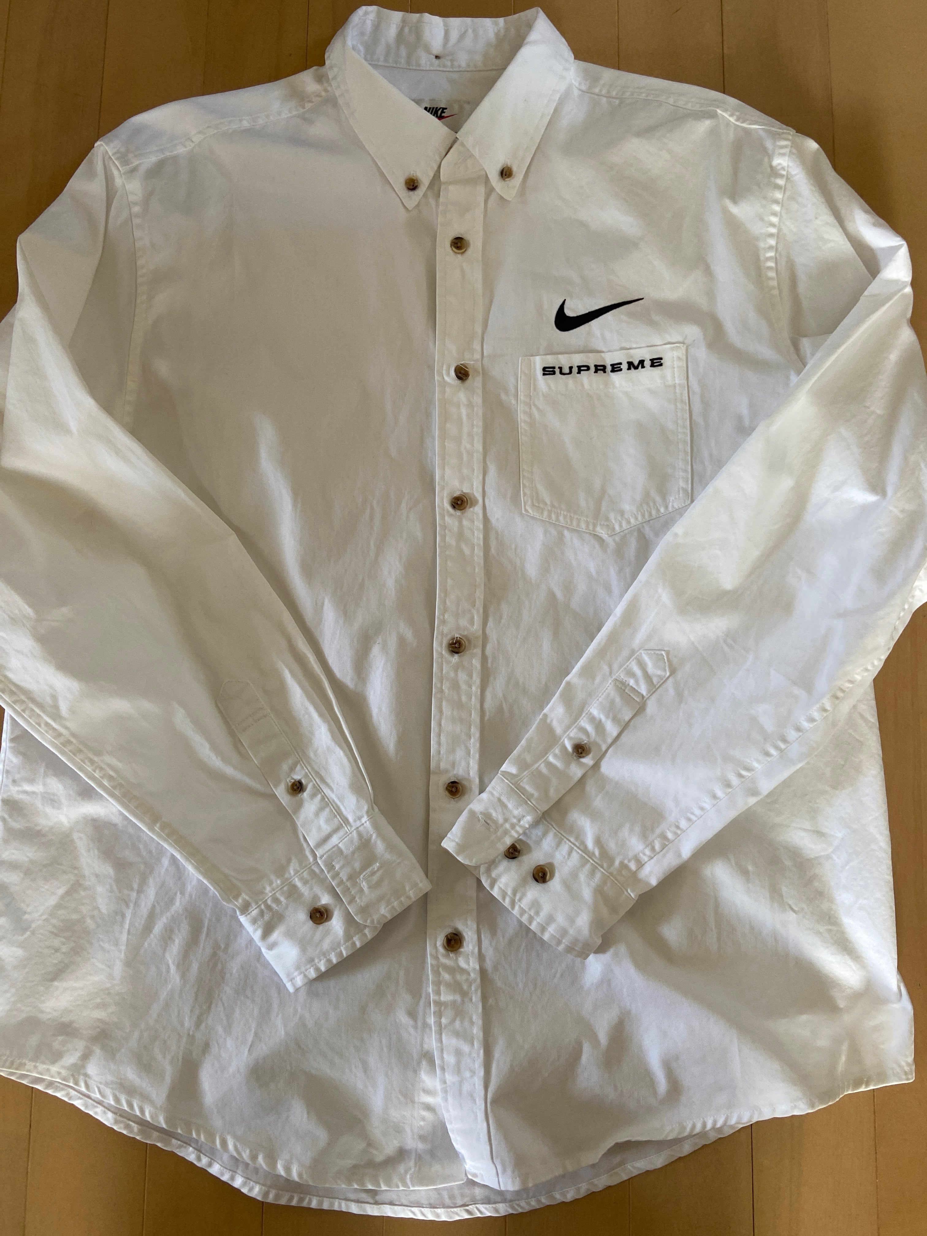 Supreme / Nike® Cotton Twill Shirt "White"