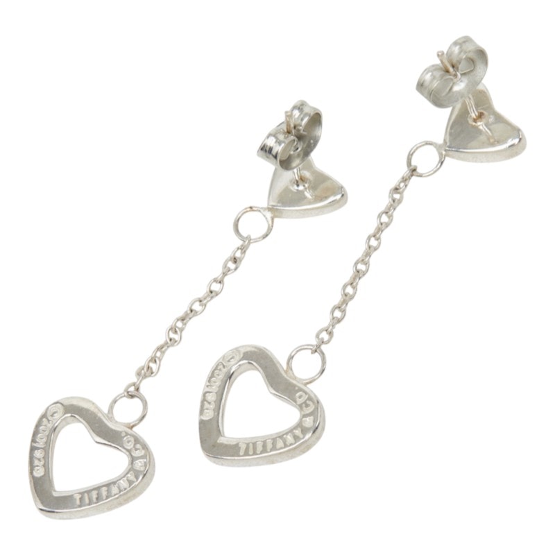 ティファニー ハート リンク ドロップ ピアス シルバー SV925 シルバー レディース TIFFANY&Co. 中古