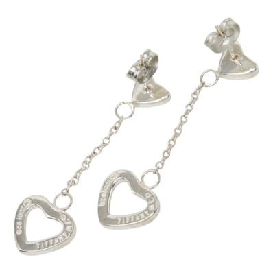 ティファニー ハート リンク ドロップ ピアス シルバー SV925 シルバー レディース TIFFANY&Co. 中古