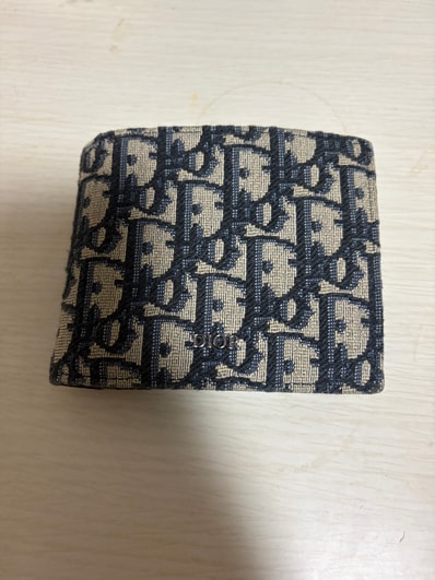 Dior DiorEssentials Wallet Dior Oblique Jacquard With Coin Case "Beige"