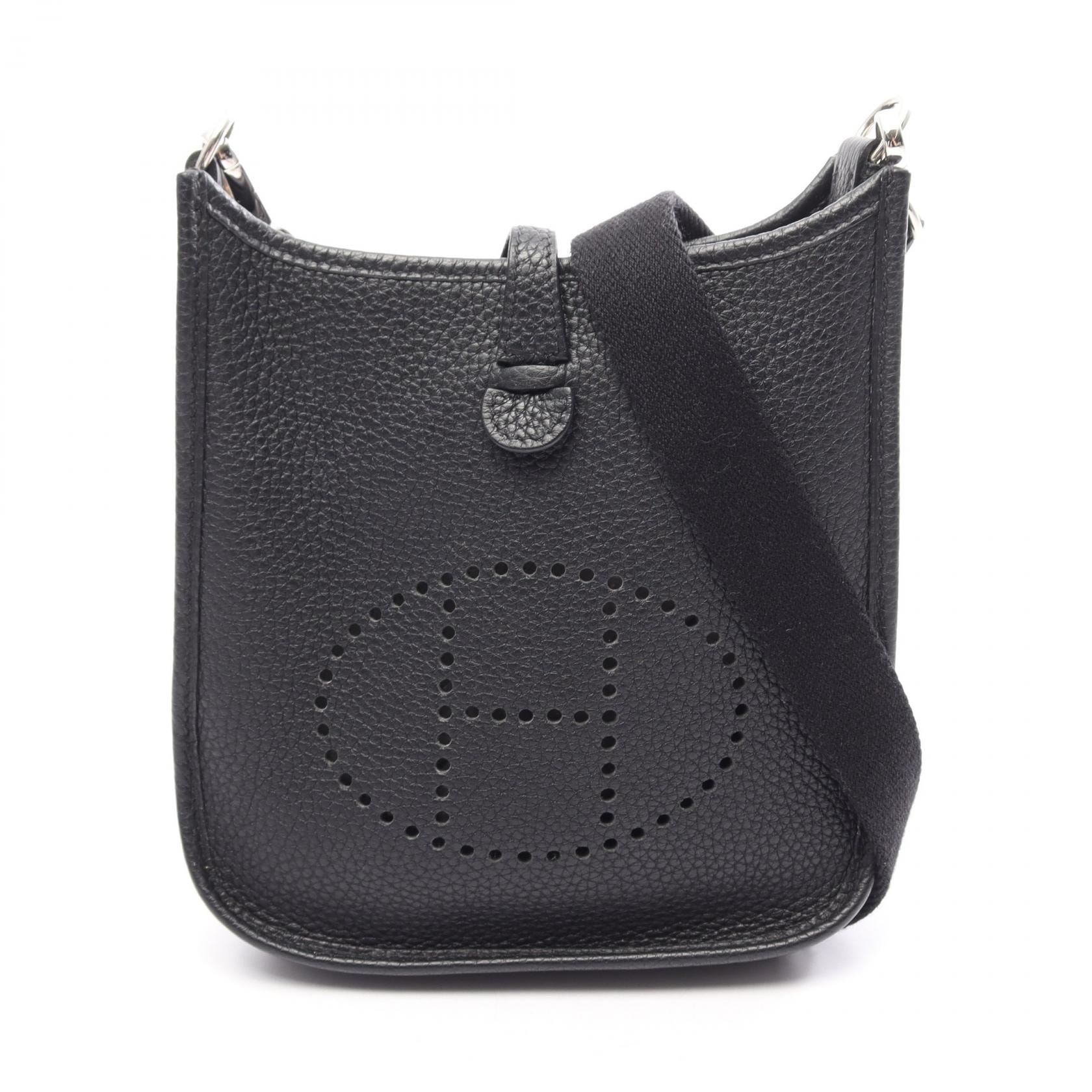 エルメス HERMES エヴリンアマゾンTPM ショルダーバッグ バッグ レザー トリヨンクレマンス トリヨンクレマンス ブラック(エルメス) Y刻印(2020年製造) レディース ブラック系 【中古】