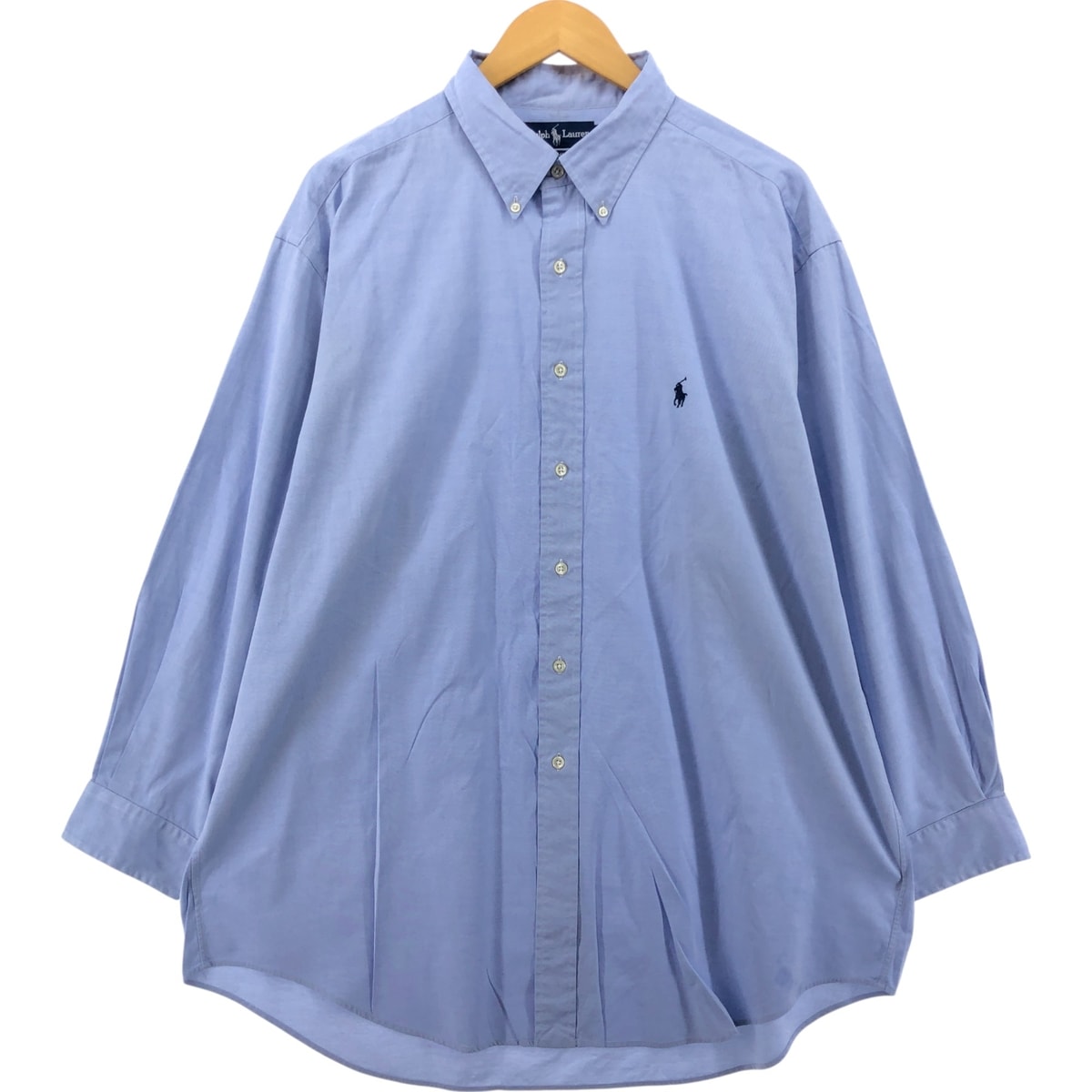 古着 ラルフローレン Ralph Lauren YARMOUTH 長袖 ボタンダウンシャツ メンズXL相当/eaa551016