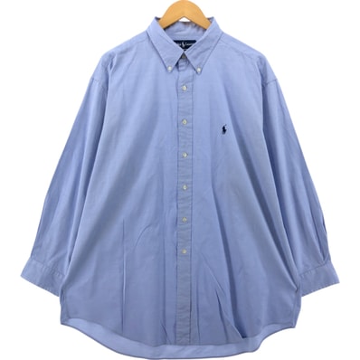 古着 ラルフローレン Ralph Lauren YARMOUTH 長袖 ボタンダウンシャツ メンズXL相当/eaa551016