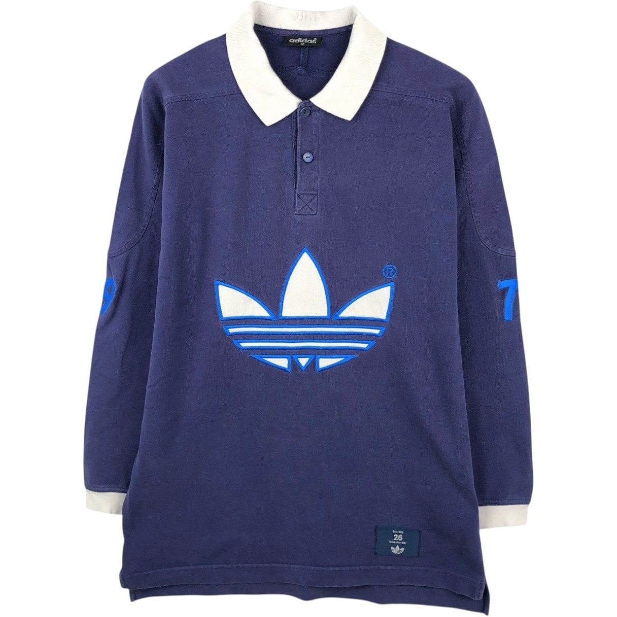 古着 アディダス adidas 長袖 ポロシャツ メンズM相当/eaa668846