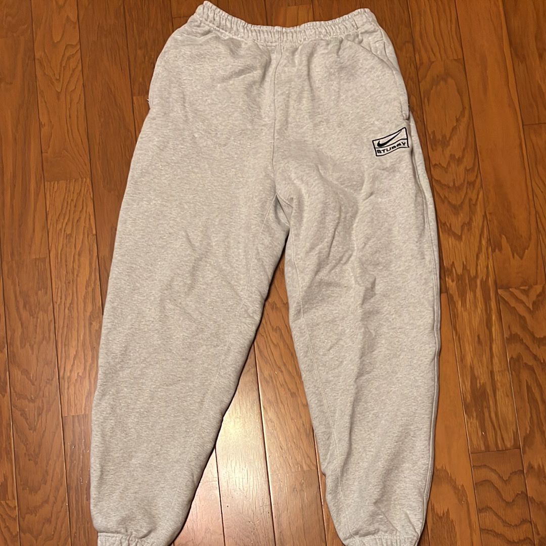 Stussy x Nike Fleece Pant "Grey Heather" (US Size) FN5231-050