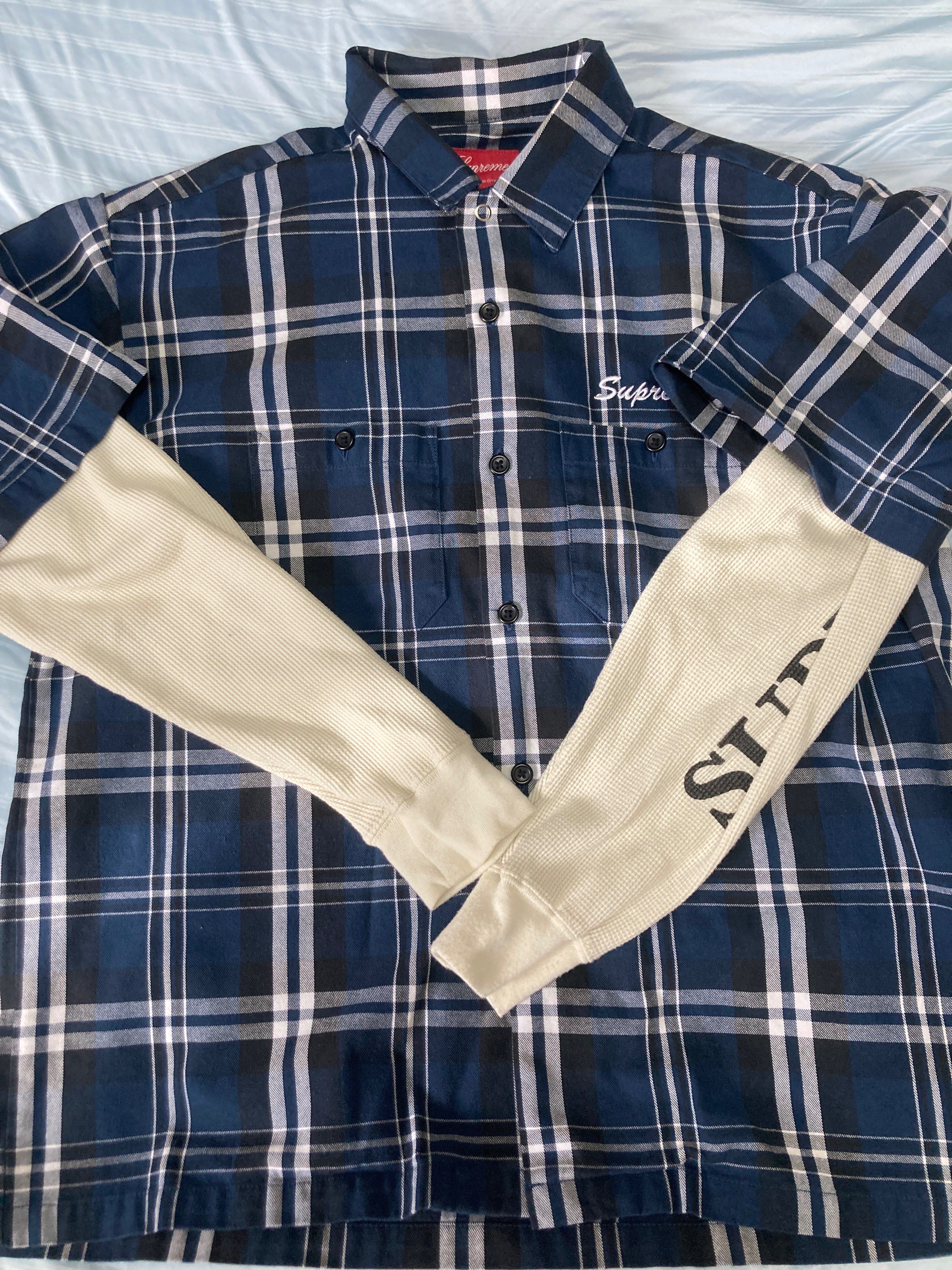Supreme Thermal Work Shirt "Plaid"