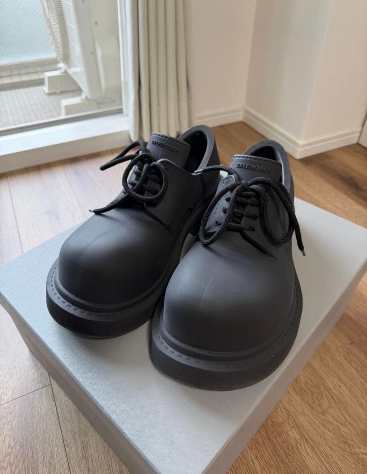 やや傷や汚れあり】バレンシアガ メンズ ステロイド ダービー