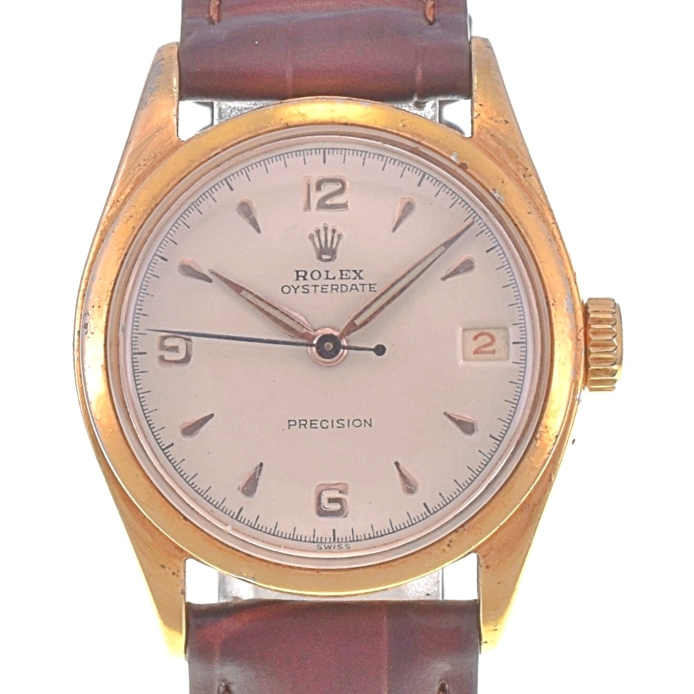 値下 ロレックス ROLEX 6066 ヴィンテージ オイスターデイト Cal.740 手巻き ユニセックス I#142522