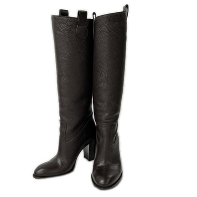 グッチ 317032 チャンキーヒール ロングブーツ 35 1/2