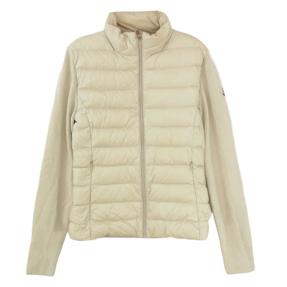 MONCLER モンクレール L19549800005 CARDIGAN TRICOT カーディガン トリコット ダウン ジップアップ ジャケット オフホワイト系 14A【中古】