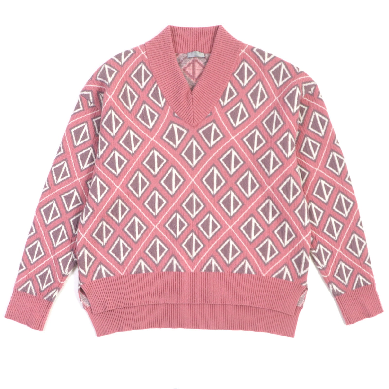 極美品 ディオール オム×トラヴィススコット
ニット Cactus jack ピンク系 メンズ L 283M641AT067