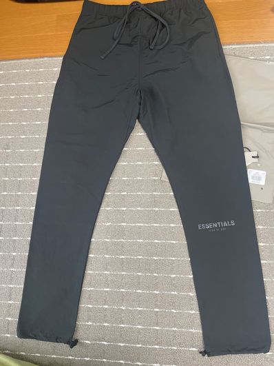 FEAR OF GOD ESSENTIALS Nylon Track Pants "Black"