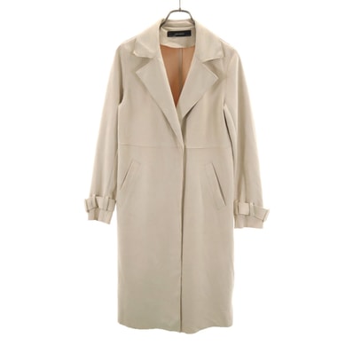 ZARA BASIC ザラベーシック スエード ロングコート XS ベージュ系
