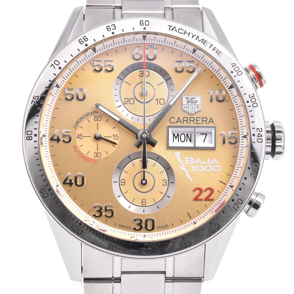 タグホイヤー TAG HEUER CV2A1H カレラ バハ カリフォルニア 1000 日本400本限定 自動巻き メンズ 美品 箱付き R#146427