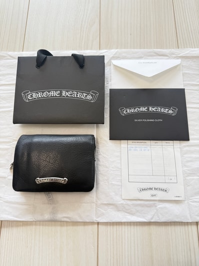 2022年購入/インボイス原本付属/付属品完備/値下げ交渉可能 / 正規品!CHROME HEARTS クロムハーツ JOEY ジョーイ ウォレット 財布