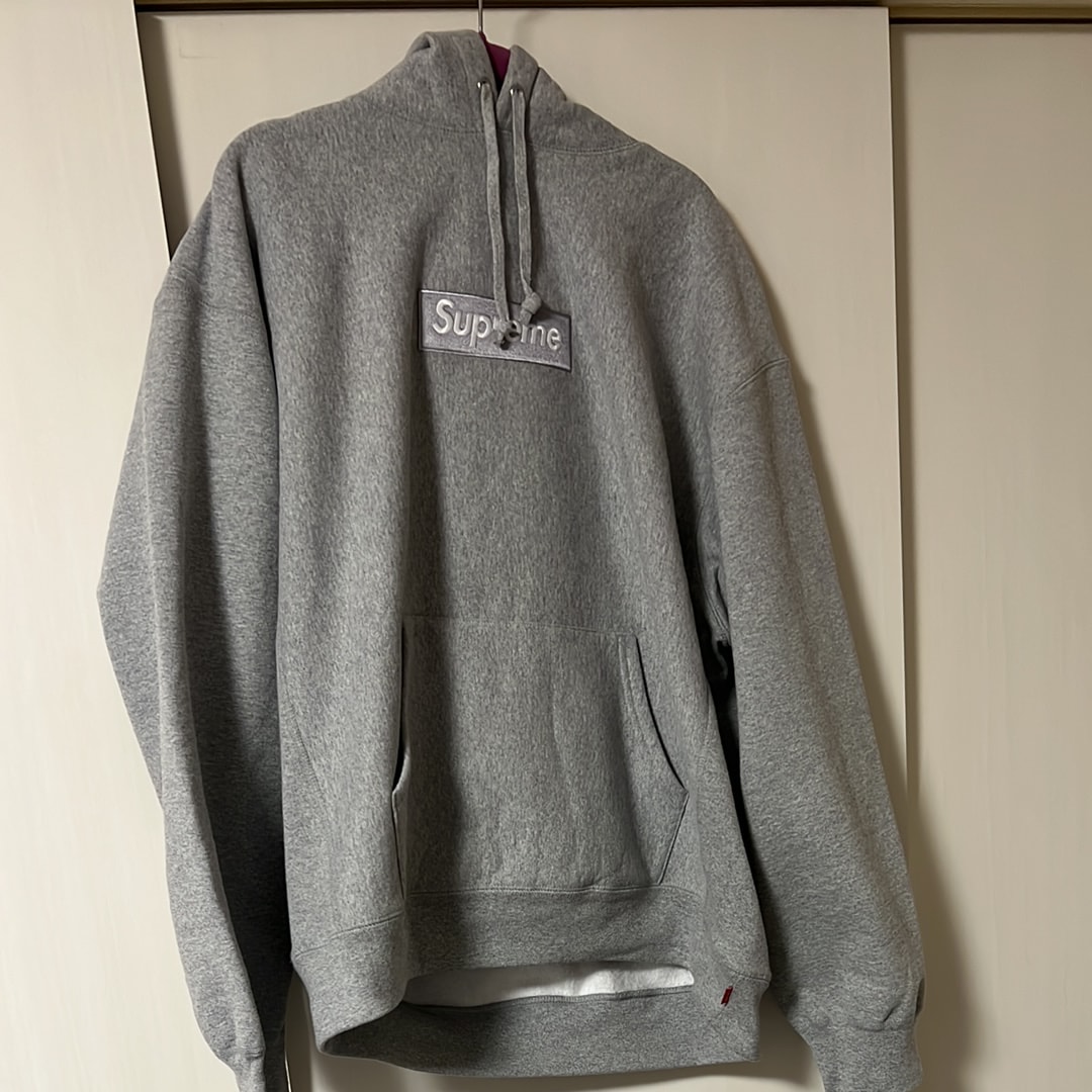 Supreme Box Logo Hooded Sweatshirt "Heather Grey" (24FW)