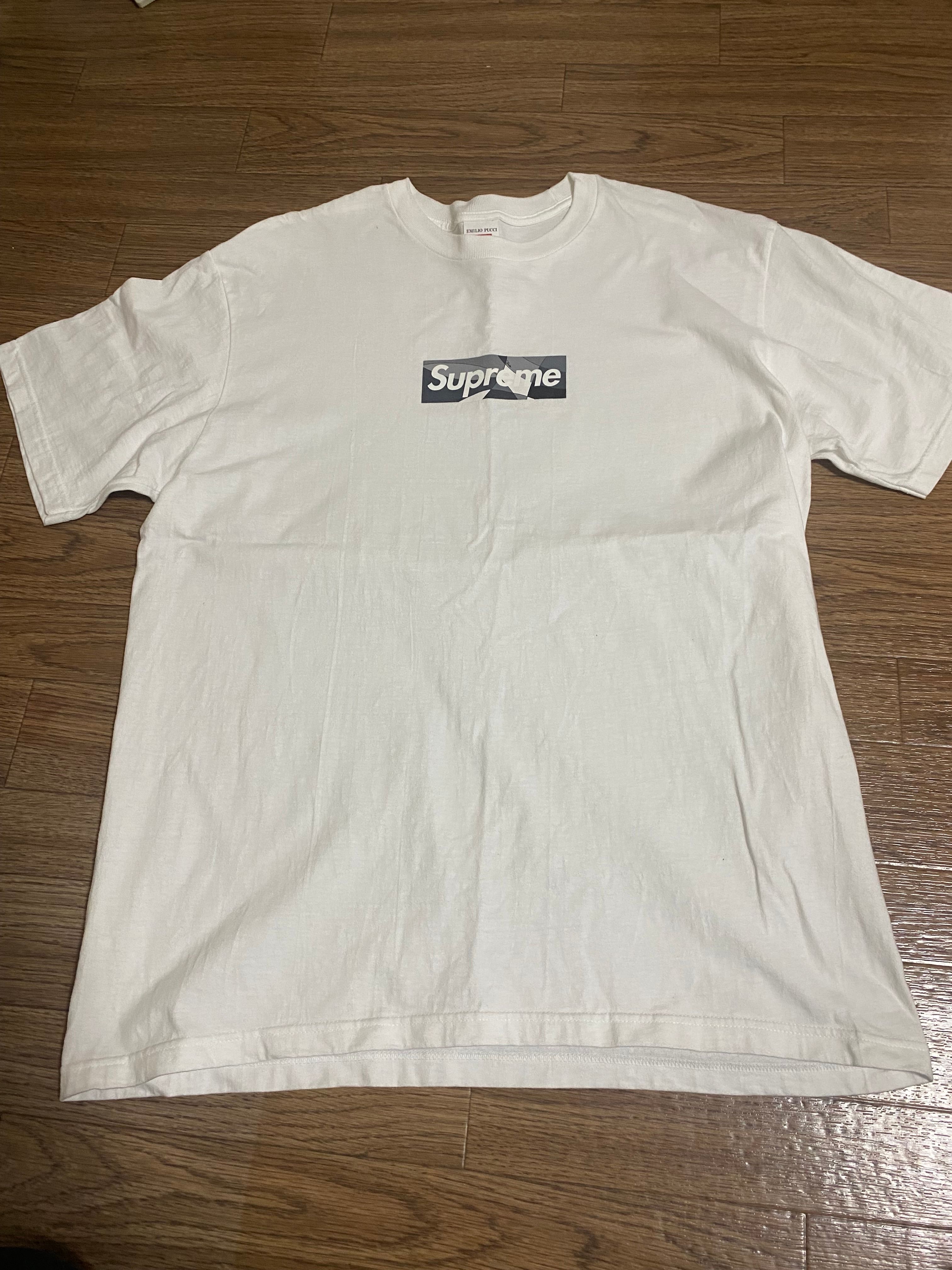 Supreme / Emilio Pucci® Box Logo Tee "White/Black"