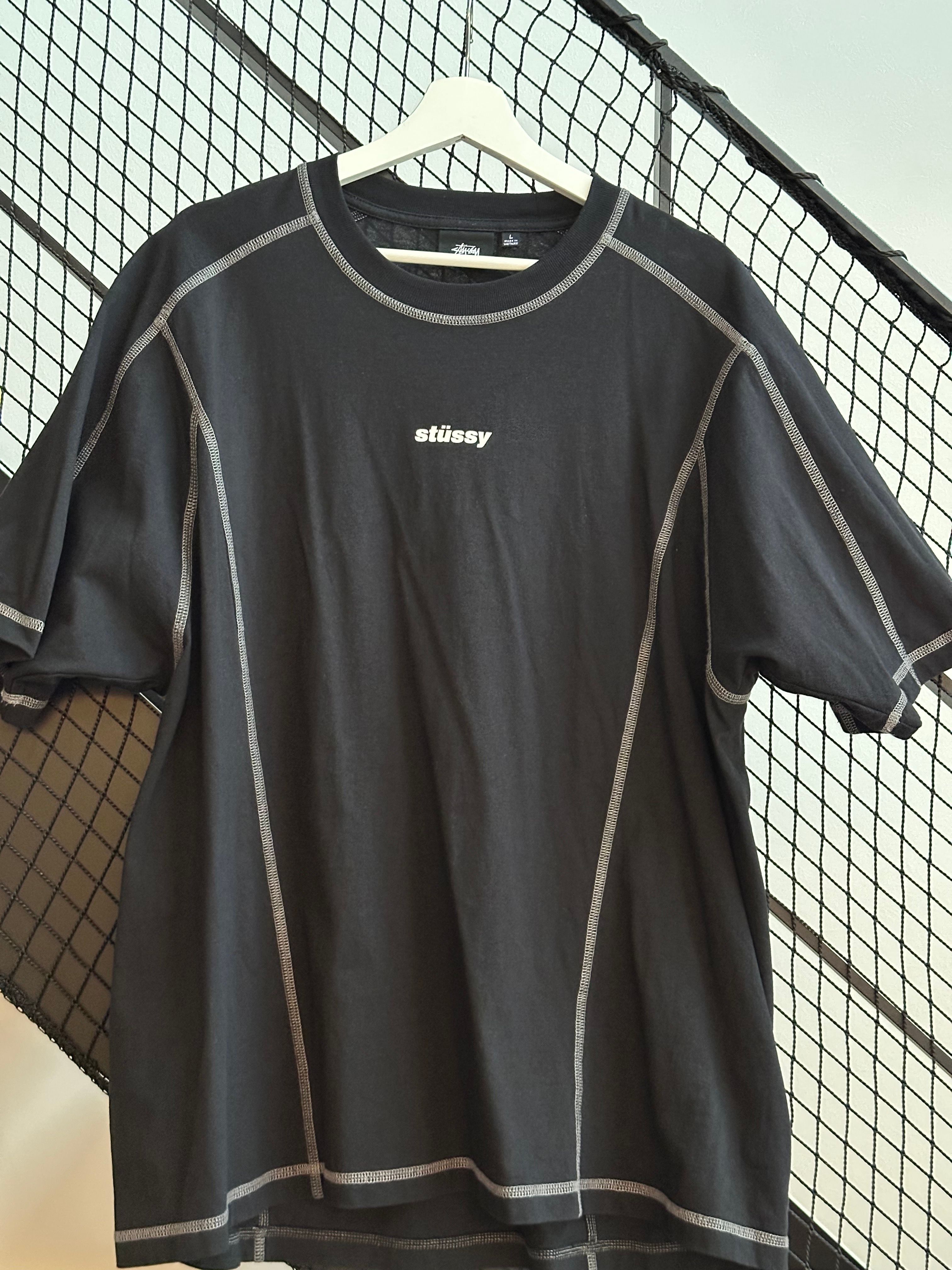Stussy Wave Cotton Crew "Black"