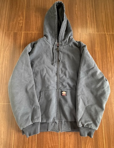 Supreme x Dickies Quilted Lined Zip Up Hooded Sweatshirt "Navy"