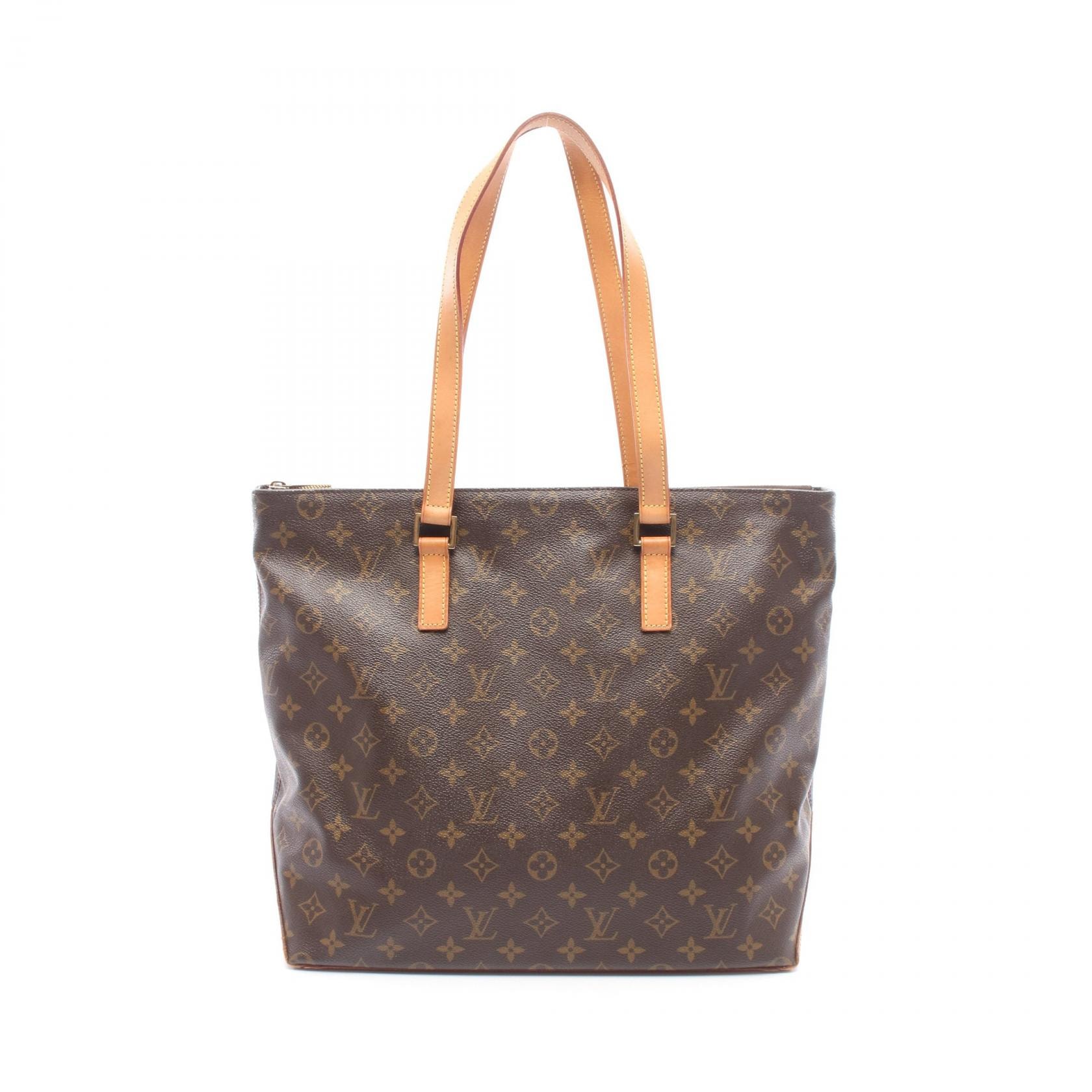 ルイ・ヴィトン LOUIS VUITTON カバメゾ トートバッグ バッグ PVCコーティングキャンバス レザー モノグラム レディース ブラウン系 M51151 【中古】