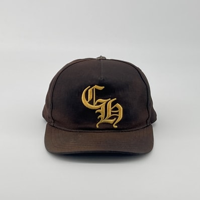 CHROME HEARTS(クロムハーツ) 5 PANEL CH TRUCKER CAP CH刺繍 トラッカー #52 ポリエステル / コットン キャップ ブラック×イエロー