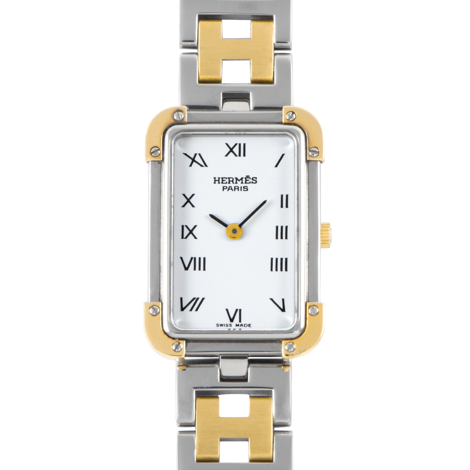 HERMES エルメス クロアジュールNB CR1.220 SS/GP【中古】