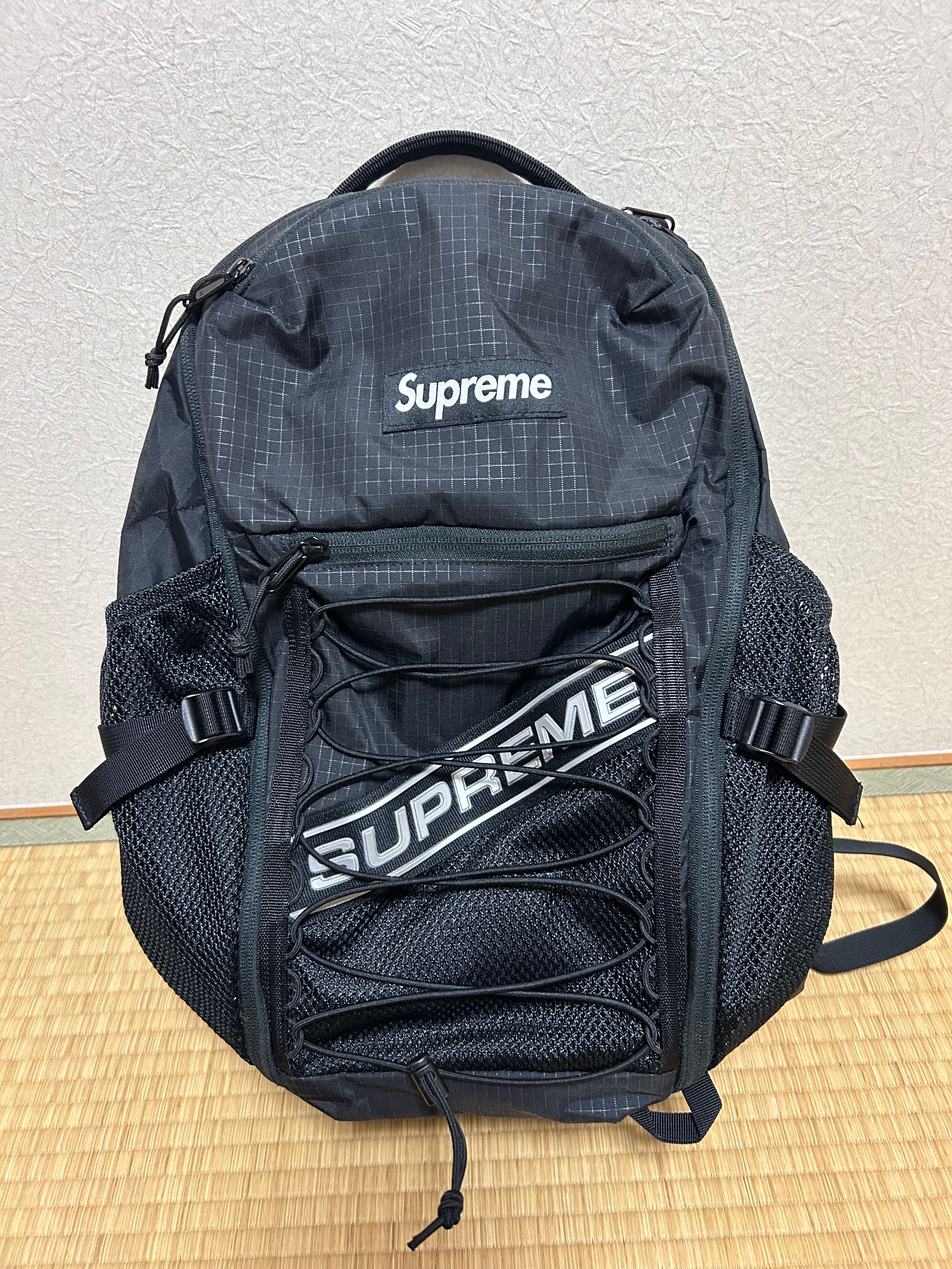 Supreme Backpack 2023FW "Black"