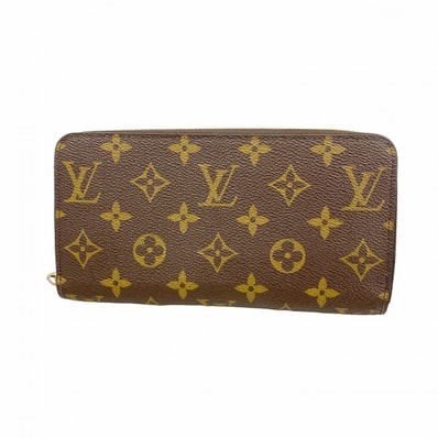 【6dd4544】ルイヴィトン 長財布 モノグラム ジッピーウォレット M41895 フューシャ【中古】レディース