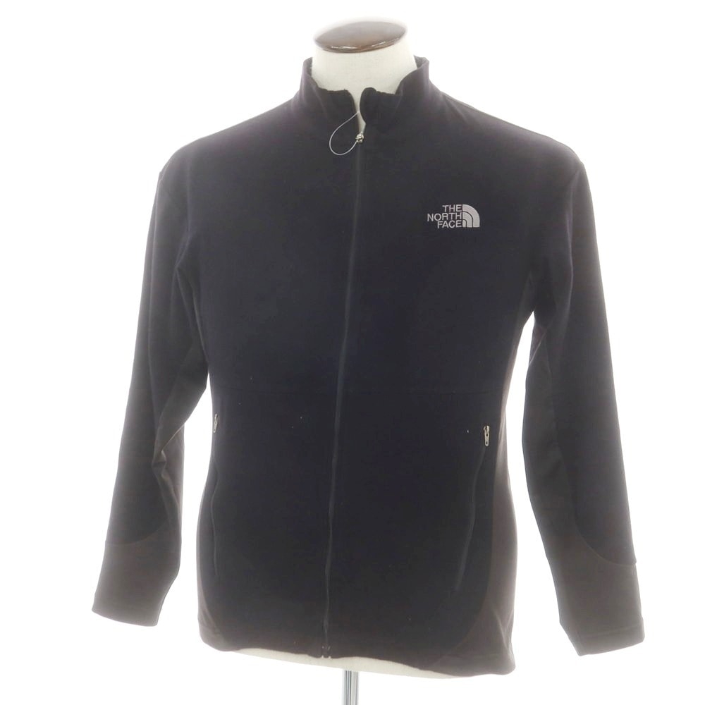 【中古】ザノースフェイス THE NORTH FACE ミドルレイヤー フリースジャケット ブラック【サイズL】【メンズ】