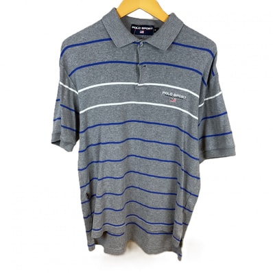 POLO SPORT 【ポロスポーツ】ポロシャツ ボーダー M