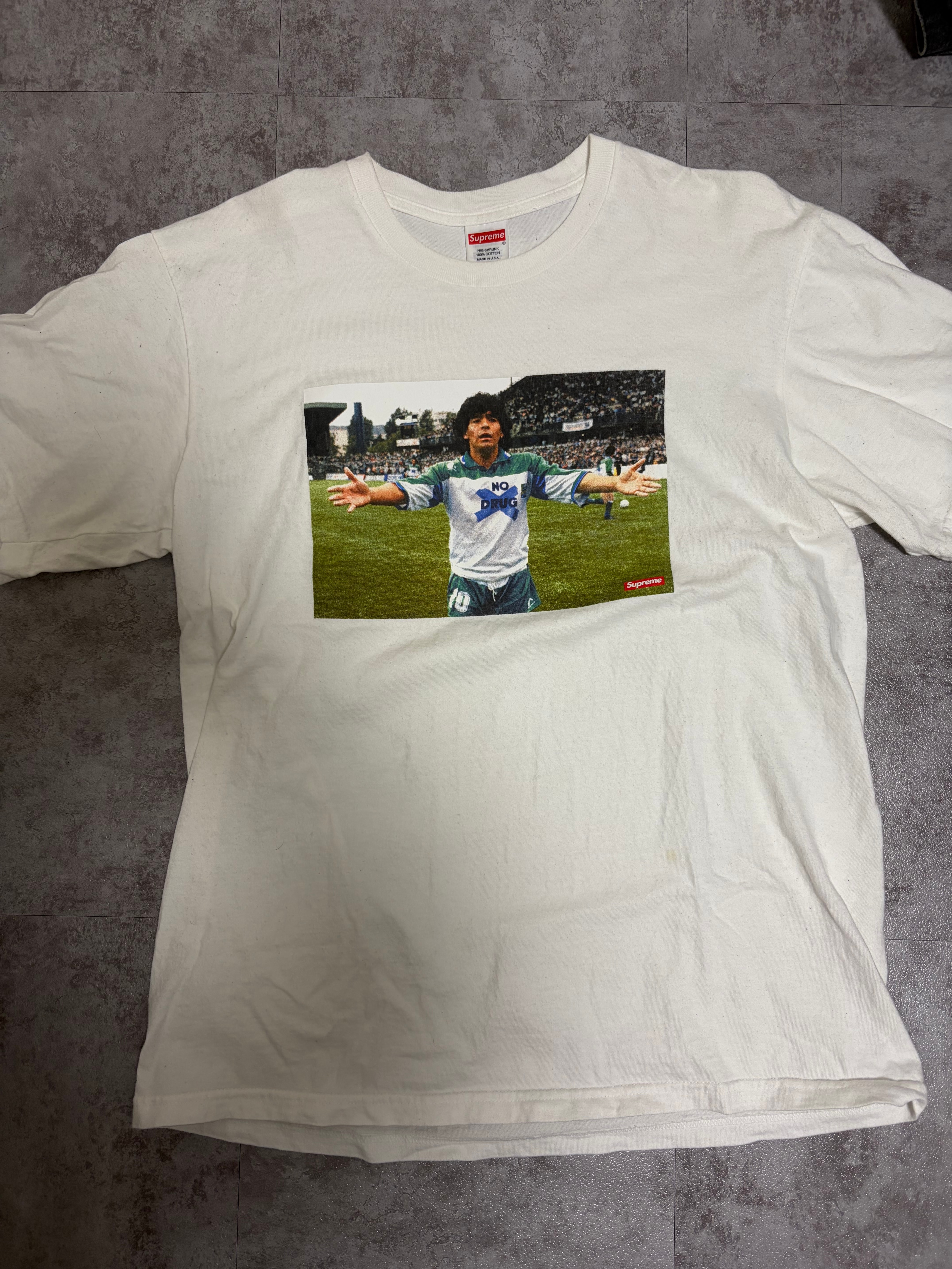 Supreme Maradona Tee "White"