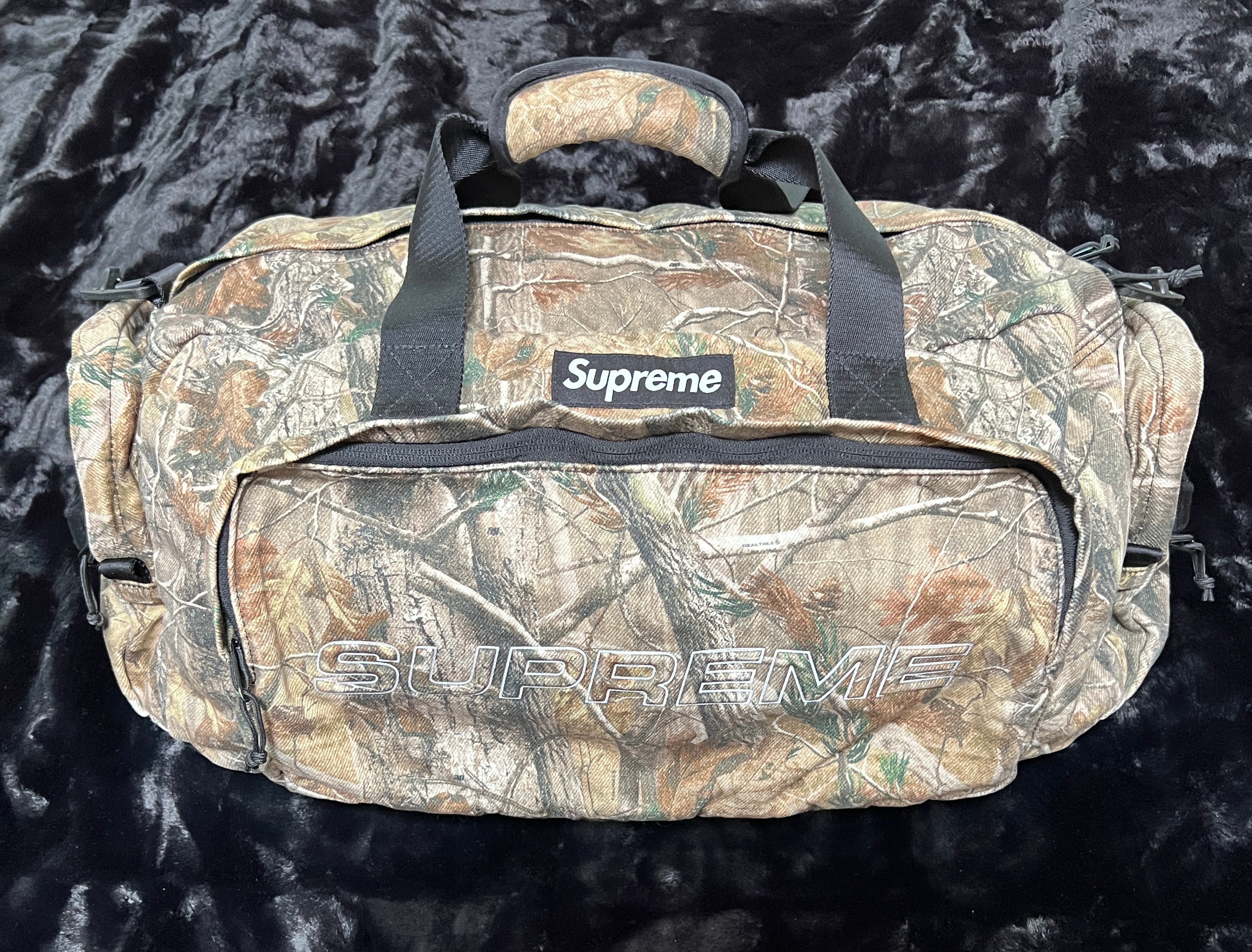 Supreme Denim Duffle Bag 