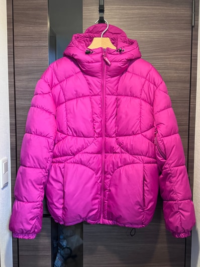 Supreme Warp Hooded Puffy Jacket "Fuchsia"